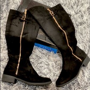 Black Over the knee boots